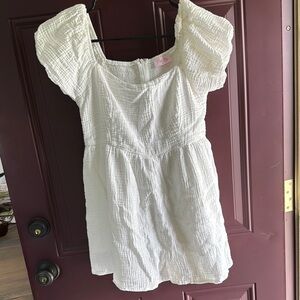 White shorts romper